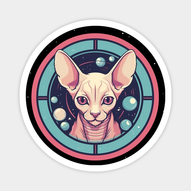 Sphynx Cat Xmas Ornament, Love Cats Magnet by logiamerch